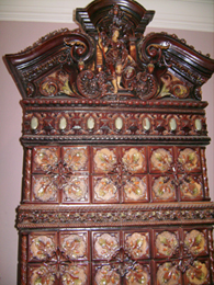 Jugendstil Kachelofen