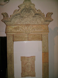 Jugendstil Kachelofen