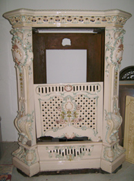 Jugendstil Kachelofen