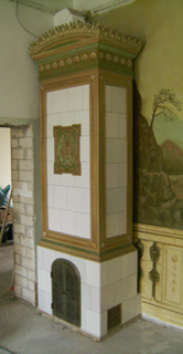 Jugendstil Kachelofen