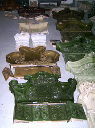 Jugendstil Kachelofen